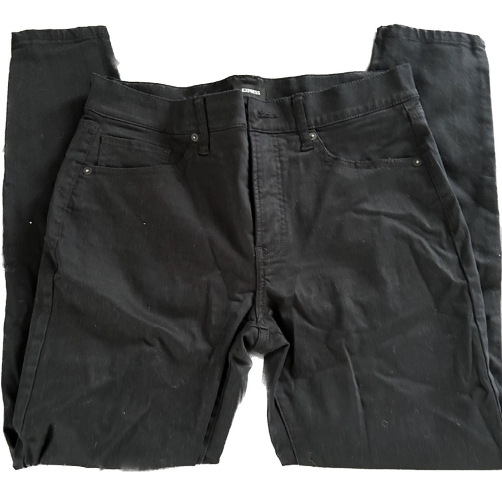{EXPRESS} Black jeans, plain, no rips
